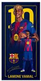 FC Barcelona Lamine Yamal Strandlaken - 70x140 cm - Blauw