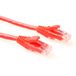 ACT IK5500 U/UTP CAT5E Patchkabel Component Level Rood - 50 cm