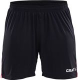 Craft Progress Contrast Short Dames - Zwart / Roze | Maat: XS