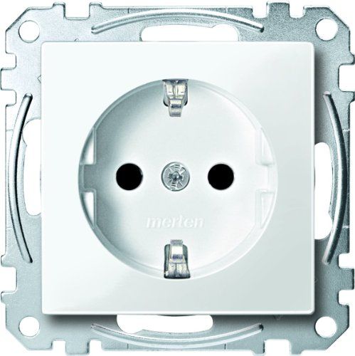 Merten MEG2300-0319 Schuko-stopcontact Single wit