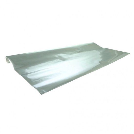 Clairefontaine aluminiumfolievellen, 700 mm x 2 m, zilverkleurig