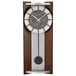 Bulova Newton Wandklok Slinger Espresso