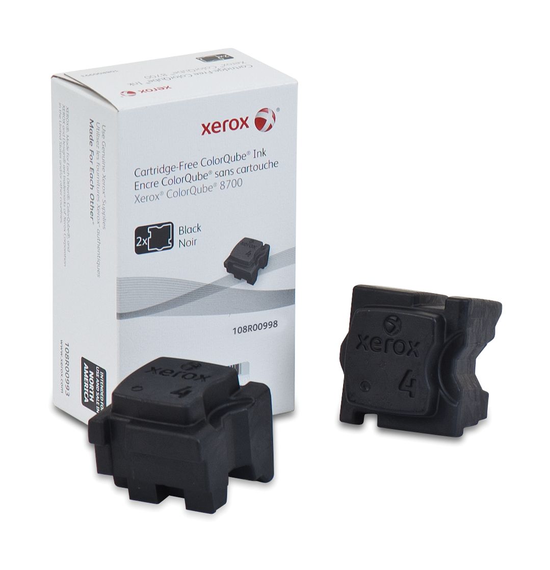 Xerox Originele Xerox ColorQube 8700/8900 Solid Ink zwart (2 sticks, voor 4.500 pagina's)