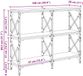 vidaXL Wandtafel Zwart Eiken 100 x 28 x 80,5 cm Bewerkt Hout