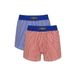 Vingino gestreepte boxershorts - blauw/rood (set van 2)