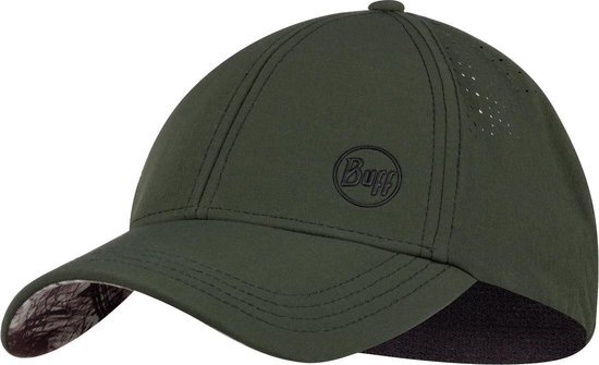 Buff BUFF® Trek Cap Hashtag Moss Green L/XL - Pet - Zonbescherming