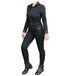 Overlap Motorfiets combi voor dames, CE-getest, zwart, maat 30
