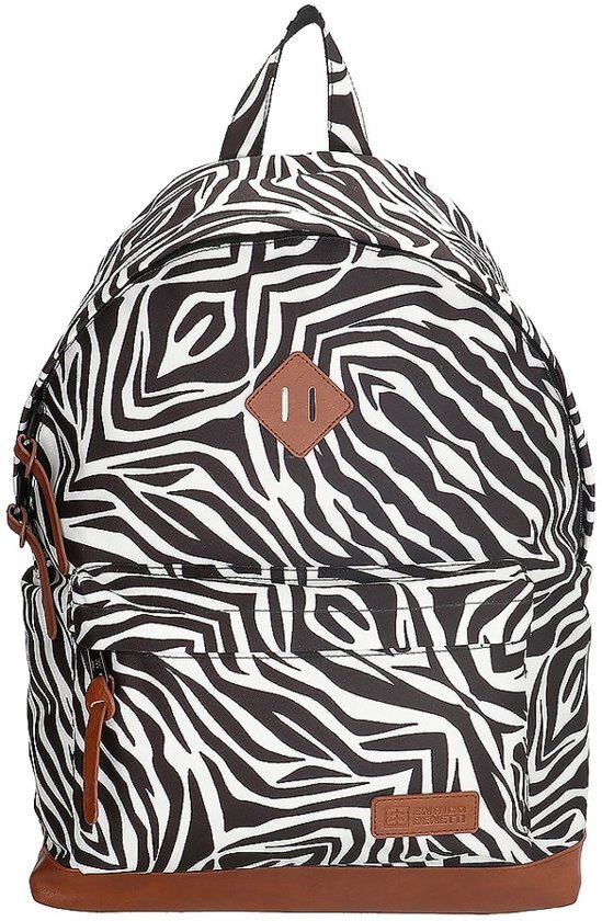 Enrico Benetti Londen Rugtas - Zebra Print