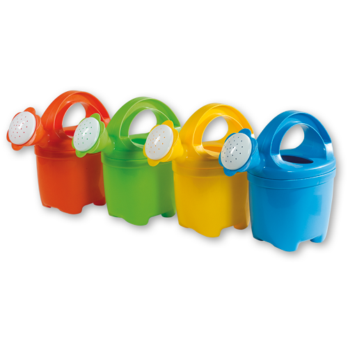 Panda Gieter 1,5 liter kunststof blauw, geel, groen, rood