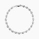 Icecat Bracelet Dami Maille Grain De Cafe Or Blanc