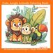 Cute Jungle Animals Coloring Book