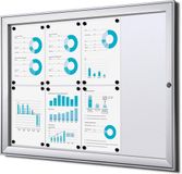 Syna Indoor Vergrendelbaar Notitiebord SCS 8x A4 B1 Gecertificeerd