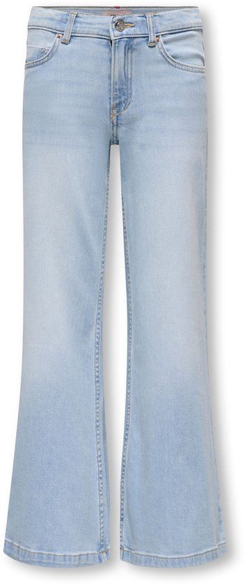 Only KOGcalifornia wide flared jeans light blue denim maat 158