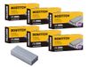 Bostitch Office 30.000 standaard nietjes, 1/4 inch lengte, volledige strip nietjes, 210/strip, 5000 per doos, 6-pack