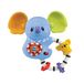 VTech Kimi Interactieve rammelaar, babyrammelaar met bewegingssensor, verlichte knop in het hart, babyspel met melodieën en zinnen, verschillende texturen, Italiaanse taal, batterijen inbegrepen, 3-18
