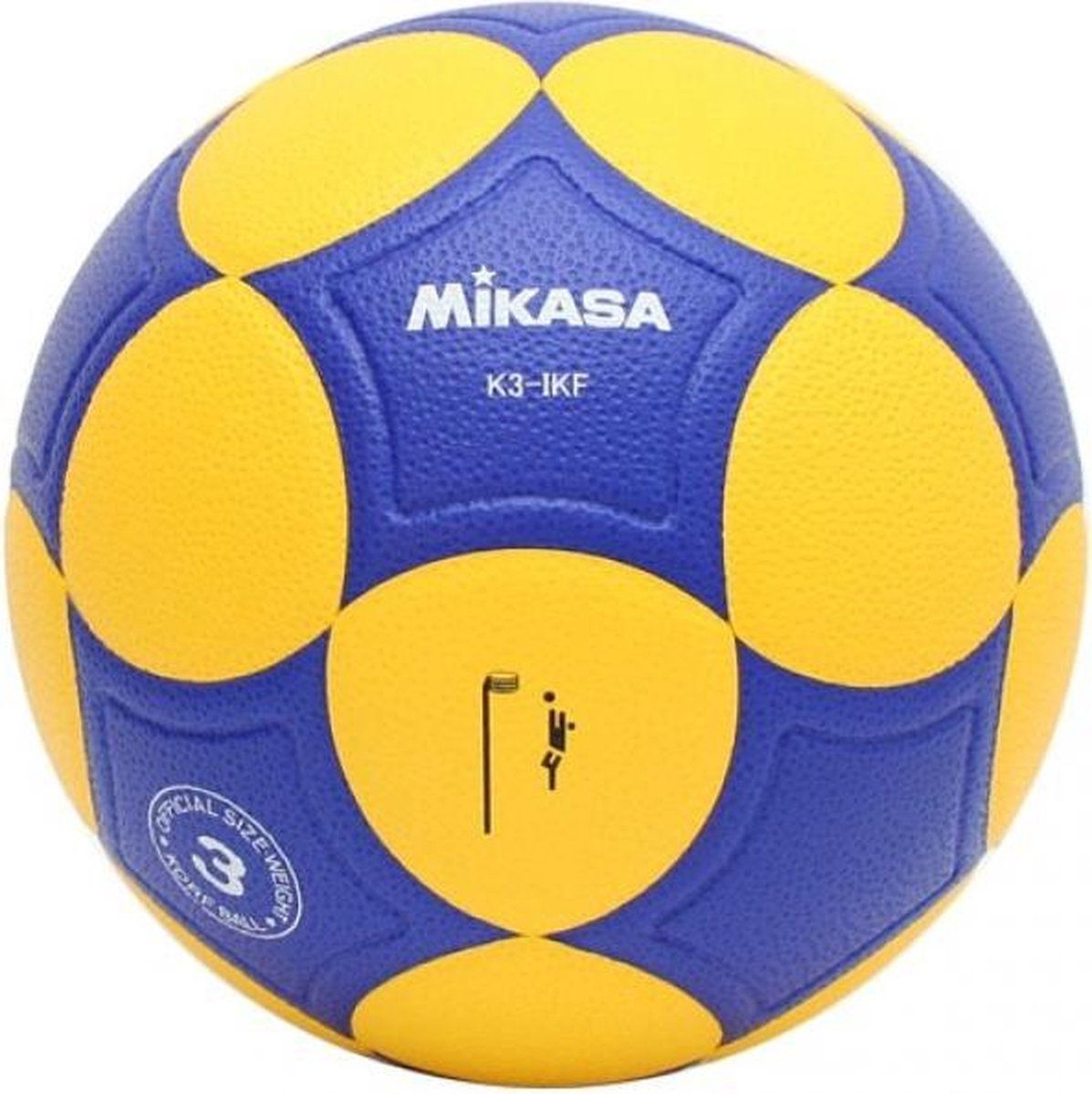Mikasa K3-IKF Korfbal - blauw/geel - maat 3