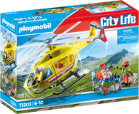PLAYMOBIL City Life 71203 - Reddingshelikopter - Speelgoed Figuurset - 4+ jaar