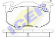 Icer Brakes 180723-204 Remblokkenset, schijfrem - (4-delig)