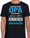 Bellatio Decorations Shoppartners Bv Trotse opa / kinderen cadeau t-shirt zwart voor heren - Cadeau opa / bedank shirt XL