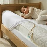 Totsy baby ASE Spolka Akcyjna Opvouwbare bedhek, Valbeveiliging – 132 cm Baby Reisvalbescherming Bedkantbescherming voor Kinderbed Kinder Valbeveiliging Bedrol Schuim Bescherming Tegen Vallen Oeko-Tex