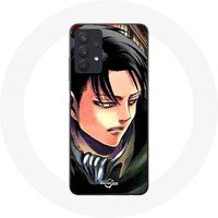 Maniacase Etui voor Samsung Galaxy A32 5G Aanval van de Titanen Levi Ackerman Anime Poster