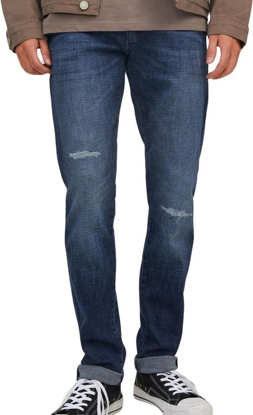 JACK & JONES Glenn Fox Loose Fit Jeans - Men - Blue - Size 31/34