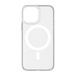 Merkloos / Sans marque INF Acryl mobiele cover compatibel met MagSafe-oplader voor iPhone 11 Pro, transparant/wit