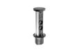 GTV Camino Inbouwtafelstopcontact, 80 mm, 2 x Schuko, USB-A+C, inductielading 10 W, kabel van 1,5 m, zwart