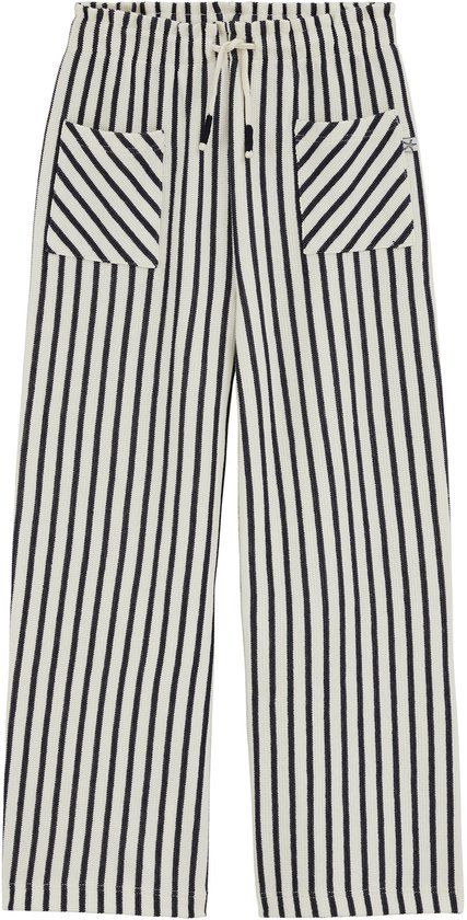 WE Fashion Meisjes wide leg broek met streep