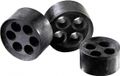 Wiska MFD 25/02/070 Meervoudig dicht-inzetstuk M25 2 x 5 - 7 mm Elastomeer Zwart 1 stuk(s)
