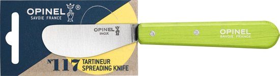 Opinel N°117 botermes appelgroen - RVS/Hout - 17 cm