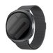 Strap-it Milanese band - Milanees mesh bandje geschikt voor Samsung Galaxy Watch 9 (40/44mm) / Watch 8 (40/44mm) / 8 Classic (46mm) - space grey / grijs