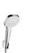 Hansgrohe Croma Select E Pommeau de douche - Blanc, Chrome - 26412400