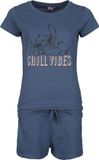 Lilo & Stitch Chill Vibes Pyjama blauw Katoen - Vrouwen - M