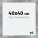 Your Decoration - Cadre photo 40x40 cm - MDF - Fer brossé - Mura
