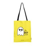 Pedrita Parker Tote Bag - sac en tissu Fa-Boo-plaat, Jaune, 35 x 40.5 cm, Drôle