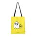Pedrita Parker Tote Bag - sac en tissu Fa-Boo-plaat, Jaune, 35 x 40.5 cm, Drôle