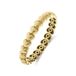 Lucardi Dames 14 karaat gouden ring hartschakel - Ring - 14 Karaat Goud - Goud - 19 / 60 mm