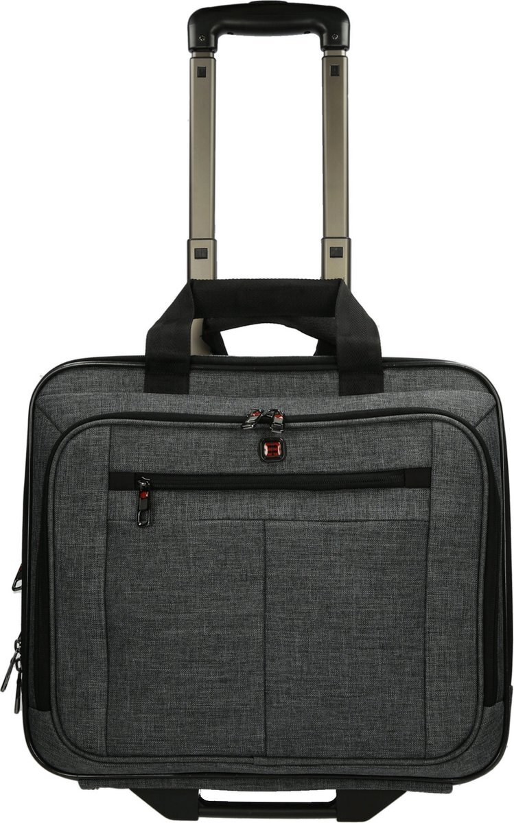 Enrico Benetti Frankfurt 75010 Laptop trolley 17 inch - Grijs