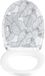 Merkloos WENKO Toiletbril Samoa Duroplast Softclose Antibacterieel Wit/Grijs