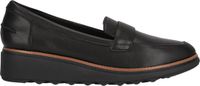 Clarks Slipper Sharon Gracie Zwart Cuir Dames Maat 42