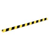 Durable Hoekbeschermingsprofiel C35, zelfklevend, 1 m, verpakking van 5 stuks, geel/zwart, 1102130
