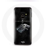 Maniacase Hoesje voor Samsung Galaxy S9 Game of Thrones Seizoen 8 De IJzeren Troon Huis Stark Logo De winter komt eraan