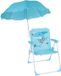 Merkloos Relaxdays Kinderklapstoel met parasol - haai