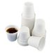 200 Composteerbare bekers 200 stuks (80 ml, wit)