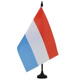 AZ FLAG Tafelvlag Luxemburg 21x14 cm