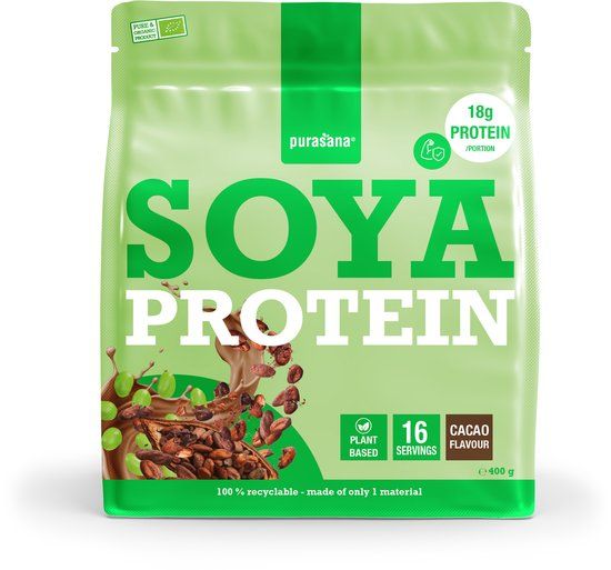 Purasana Plant Protein Soja Cacao Bio (400 gr)
