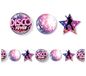 Disco Fiestas Guirca Disco ster slinger jaren 80's Forever sterren/bliksem 3m