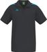 Erima Cmpt 3 Wings Polo Heren - Zwart / Curaçao | Maat: XXL