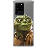 ERT GROUP Telefoonhoes voor Samsung S20 Ultra Original en officieel gelicentieerd Star Wars-patroon Yoda 006 optimaal aangepast aan de vorm van de mobiele telefoon, gedeeltelijk transparant